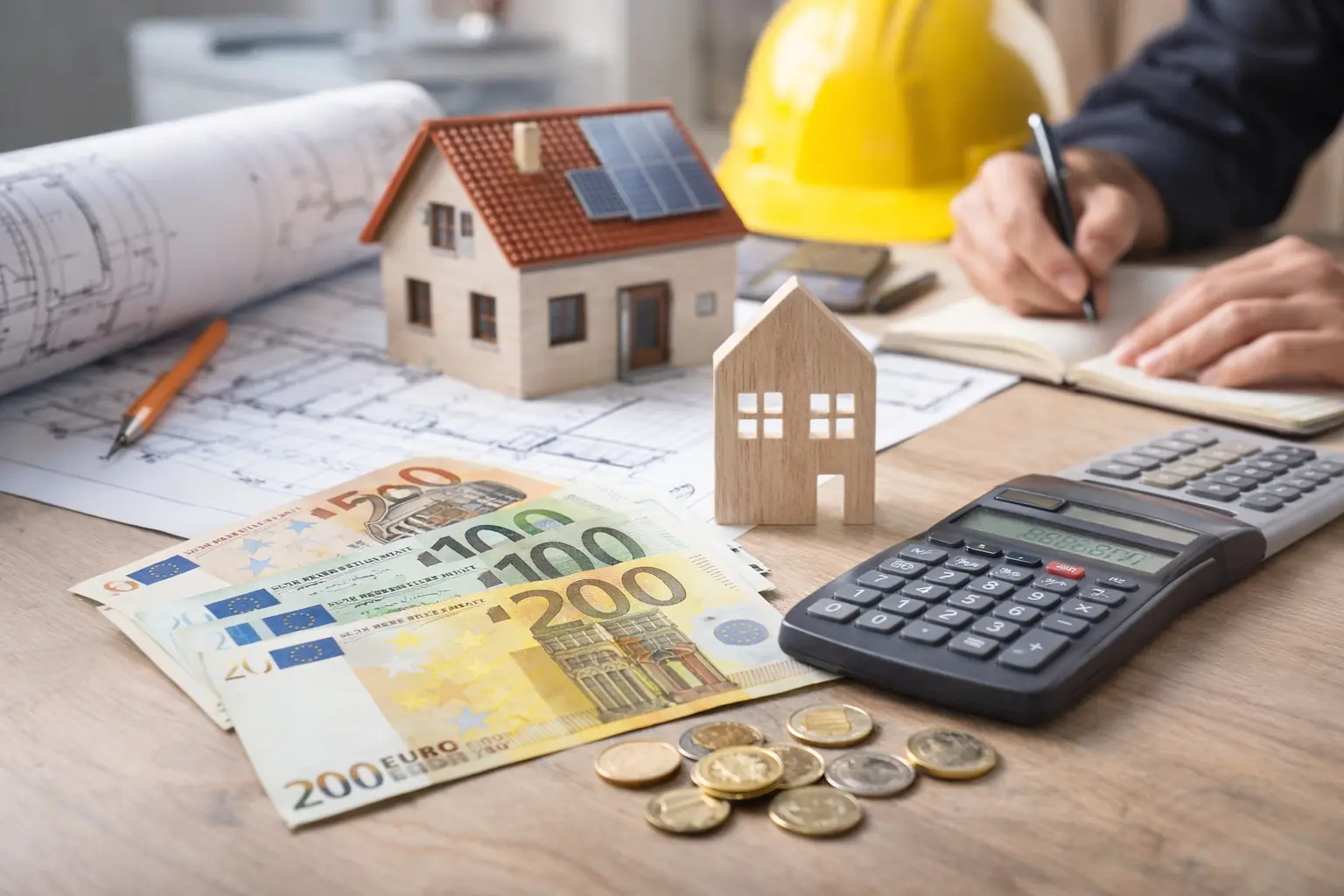 Calcul budget rénovation maison avec plans euros et calculatrice