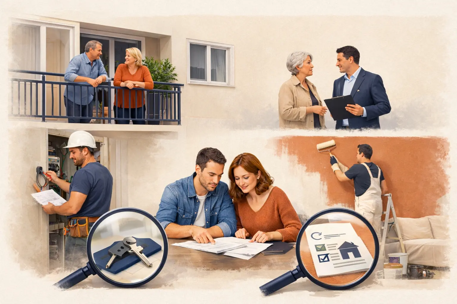 Travaux en copropriété avec vérifications techniques et règles collectives