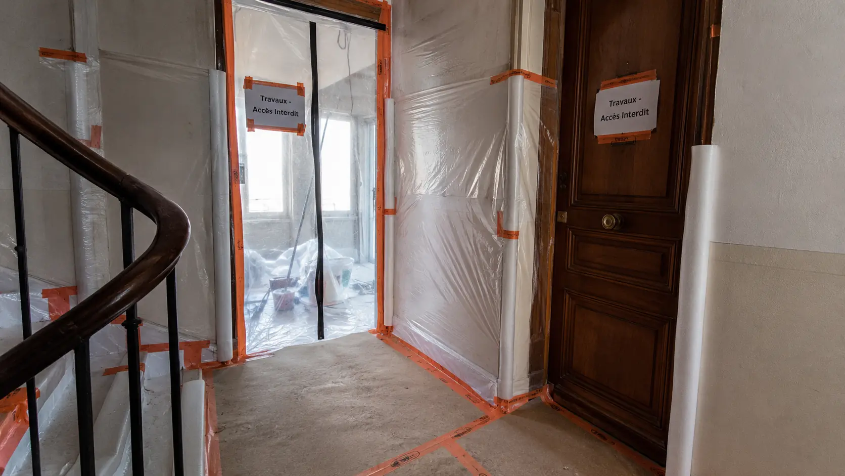 Protection du logement et des parties communes avant ouverture d’un mur porteur