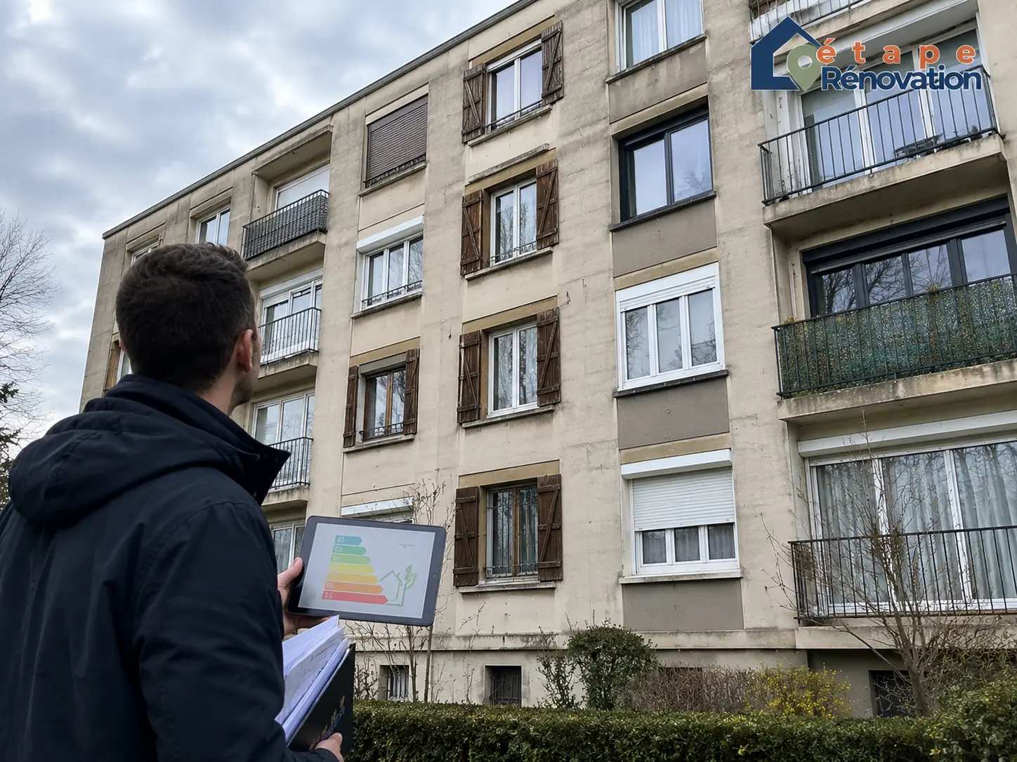 Audit énergétique d’un immeuble en copropriété avant travaux sur façade, fenêtres, ventilation et isolation